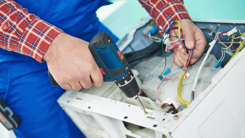 Söğütlü Fondital Fondital çamaşır makinesi kart tamiri – Su almama arızası orijinal parça ile giderildi. - Teknik servis örneği